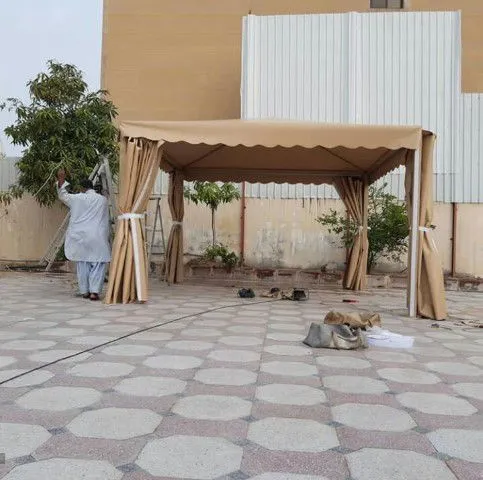 أفضل مظلات حدائق قماش بالجنوب واتصاميم مودرن وأسعار اقتصادية