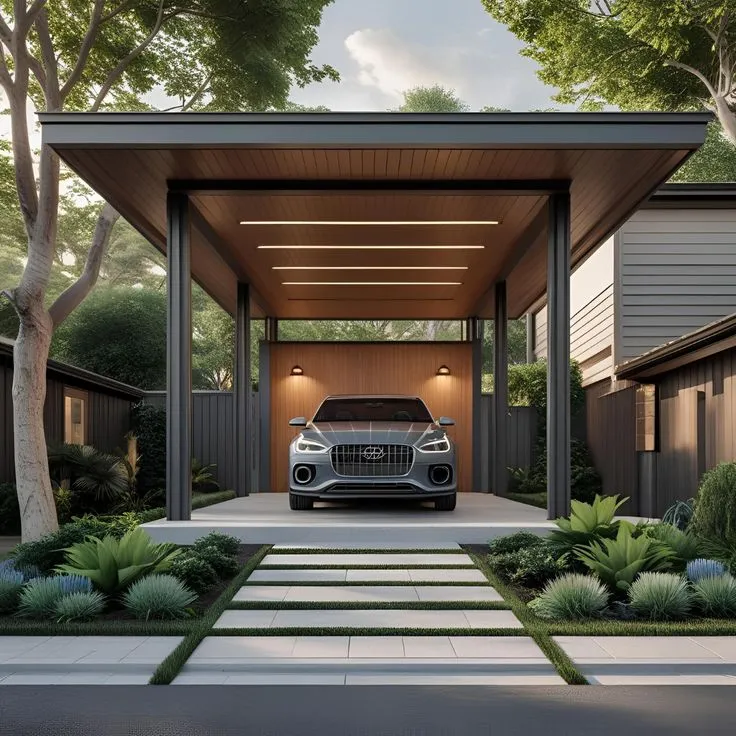 مظلات سيارات مودرن في الجنوب – فخامة الشكل وجودة الأداء