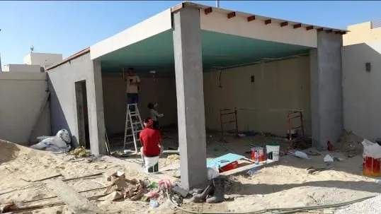 ملاحق ومجالس البناء الحديث ومجالس ملكيه أبها والجنوب