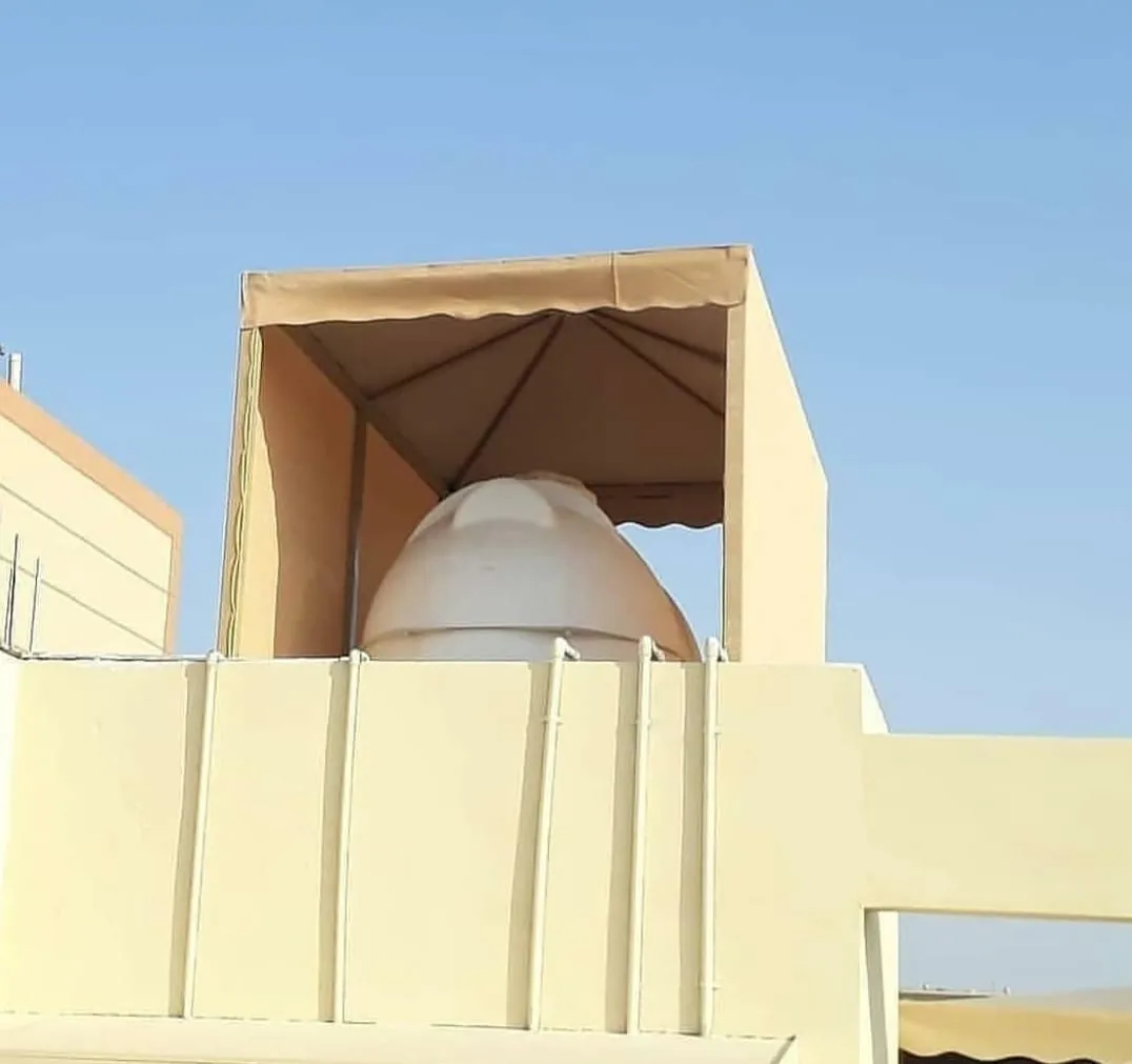 مظلات خزانات مظلات سخانات مظلات مكيفات مظلات السطح بالجنوب