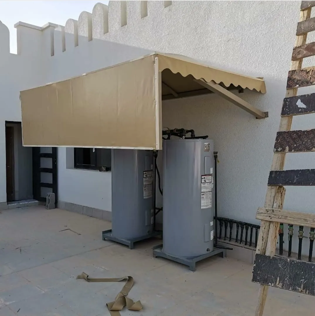 مظلات خزانات مظلات سخانات مظلات مكيفات مظلات السطح بالجنوب