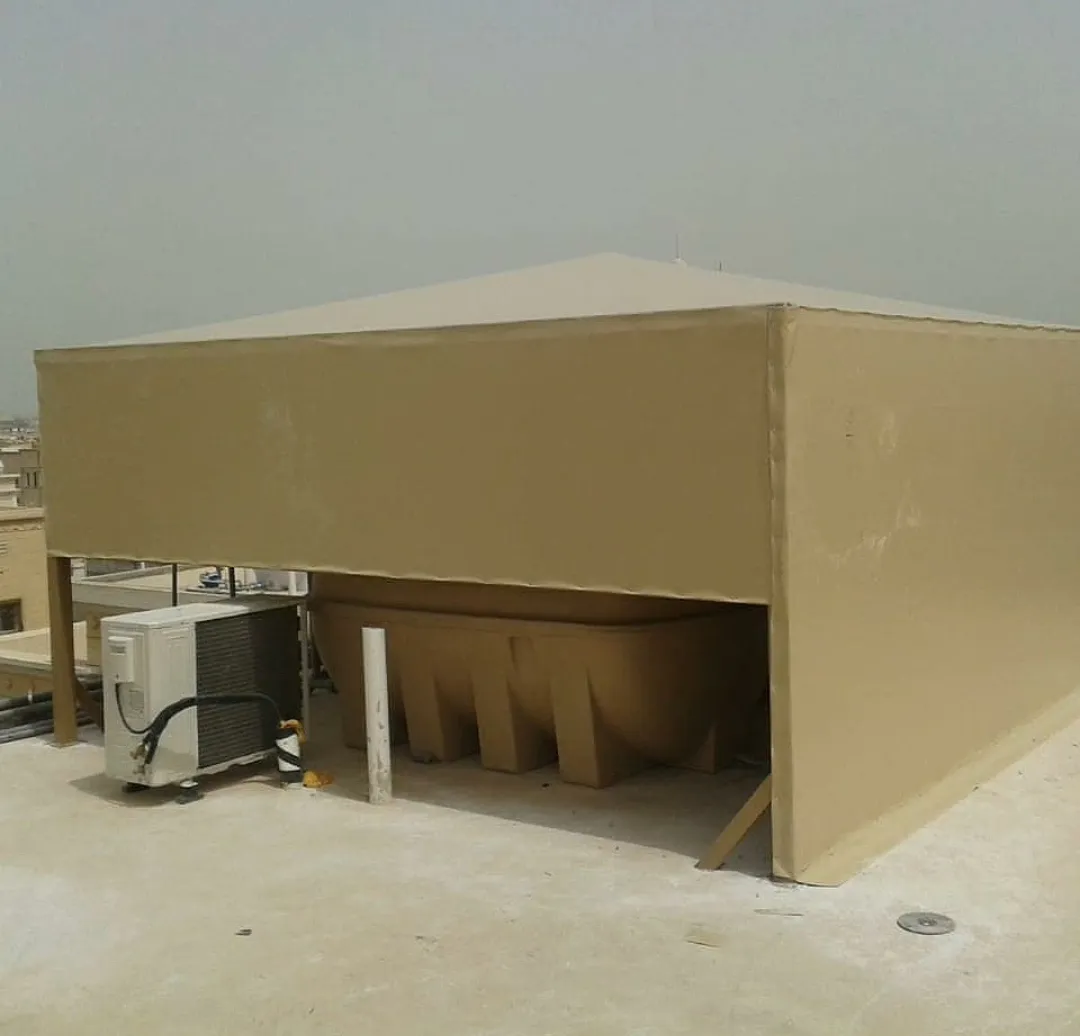 مظلات خزانات مظلات سخانات مظلات مكيفات مظلات السطح بالجنوب