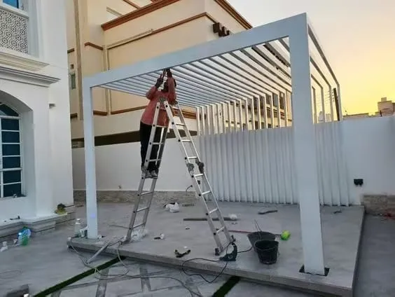 اقرب محل حداده تركيب المظلات وسواتر في الجنوب وخميس مشيط