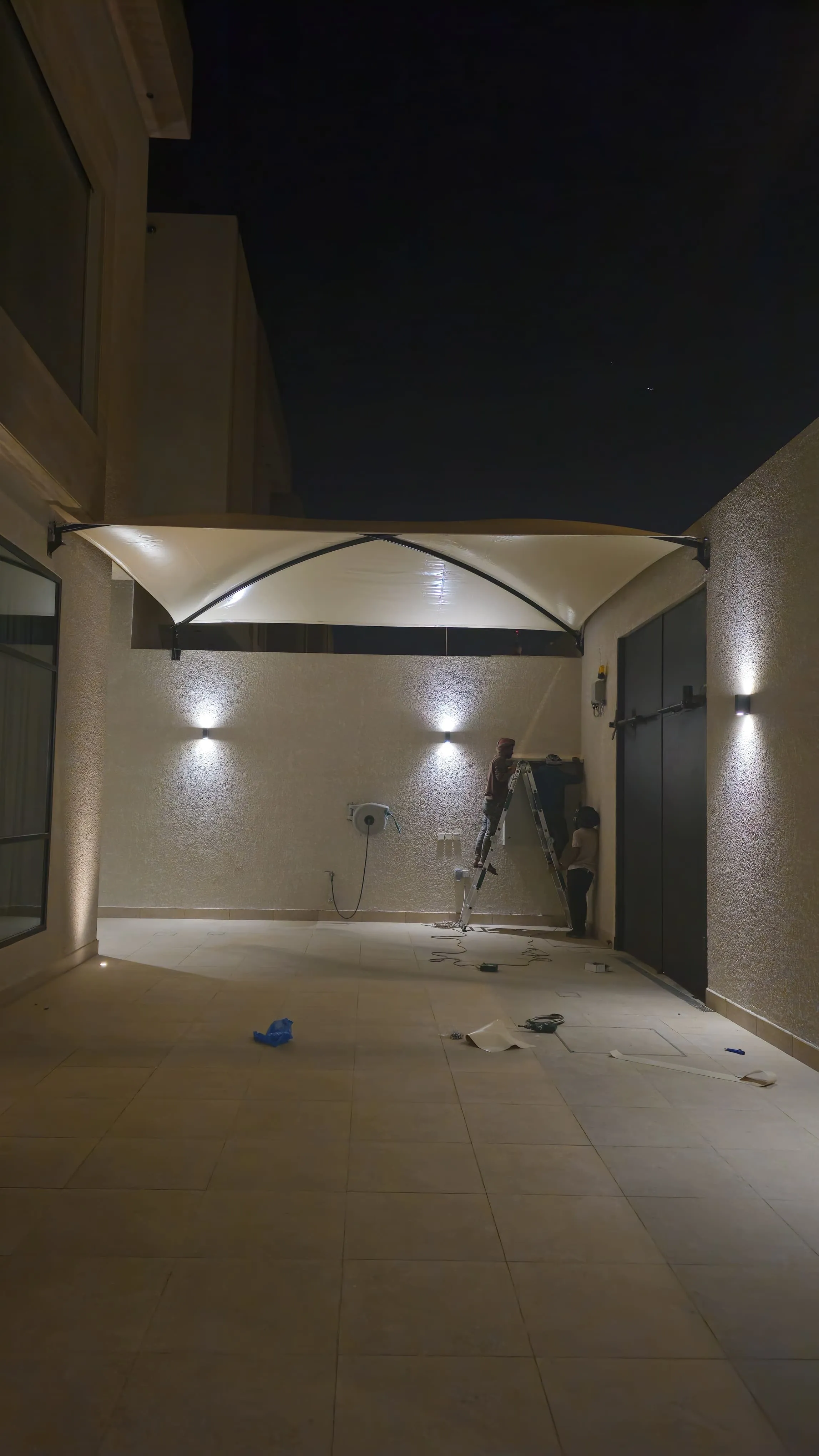 مظلات وسواتر في خميس مشيط لأحواش الفلل دليل الفخامة والحماية