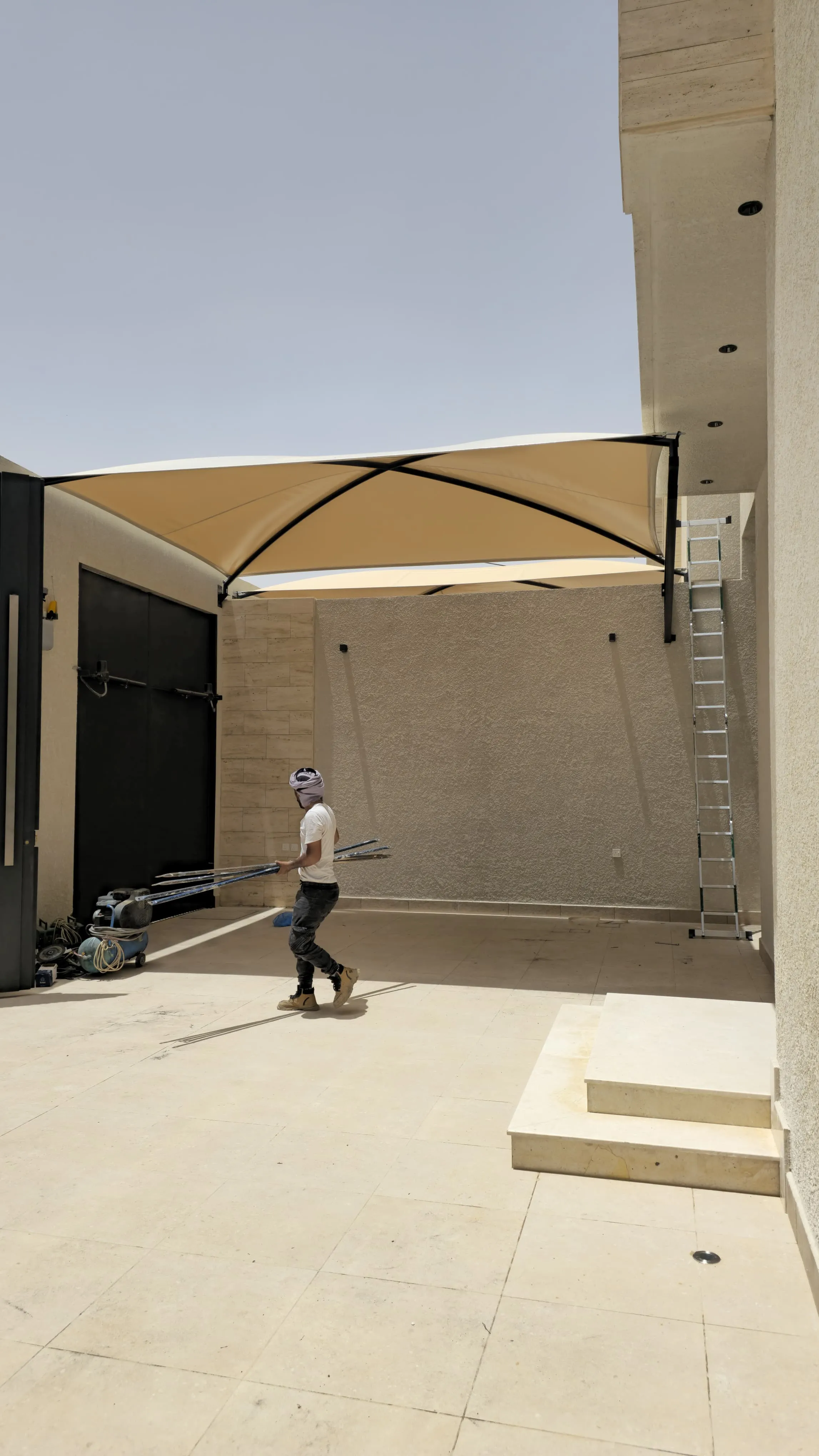 مظلات وسواتر في خميس مشيط لأحواش الفلل دليل الفخامة والحماية