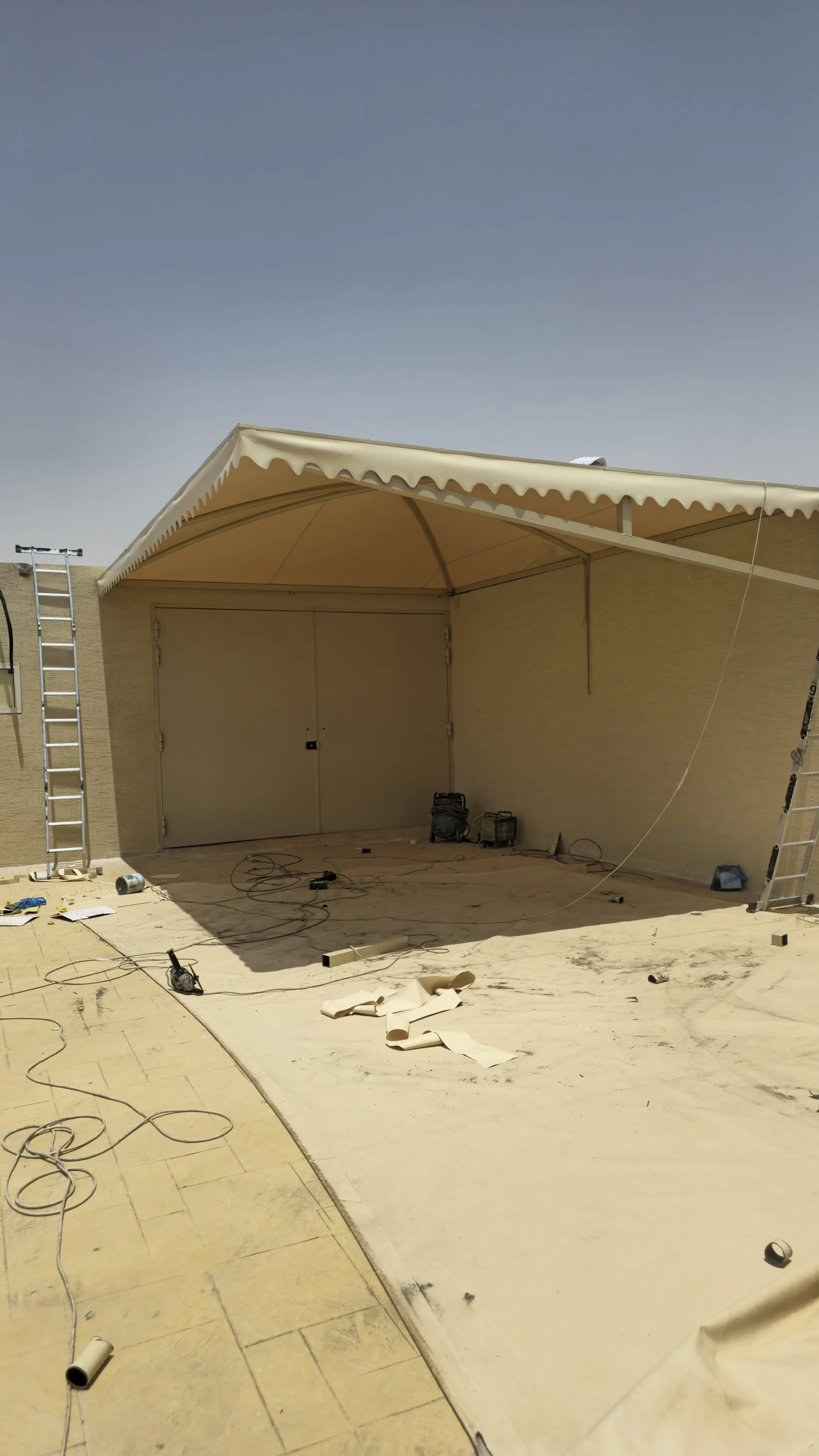 مظلات وسواتر في خميس مشيط لأحواش الفلل دليل الفخامة والحماية