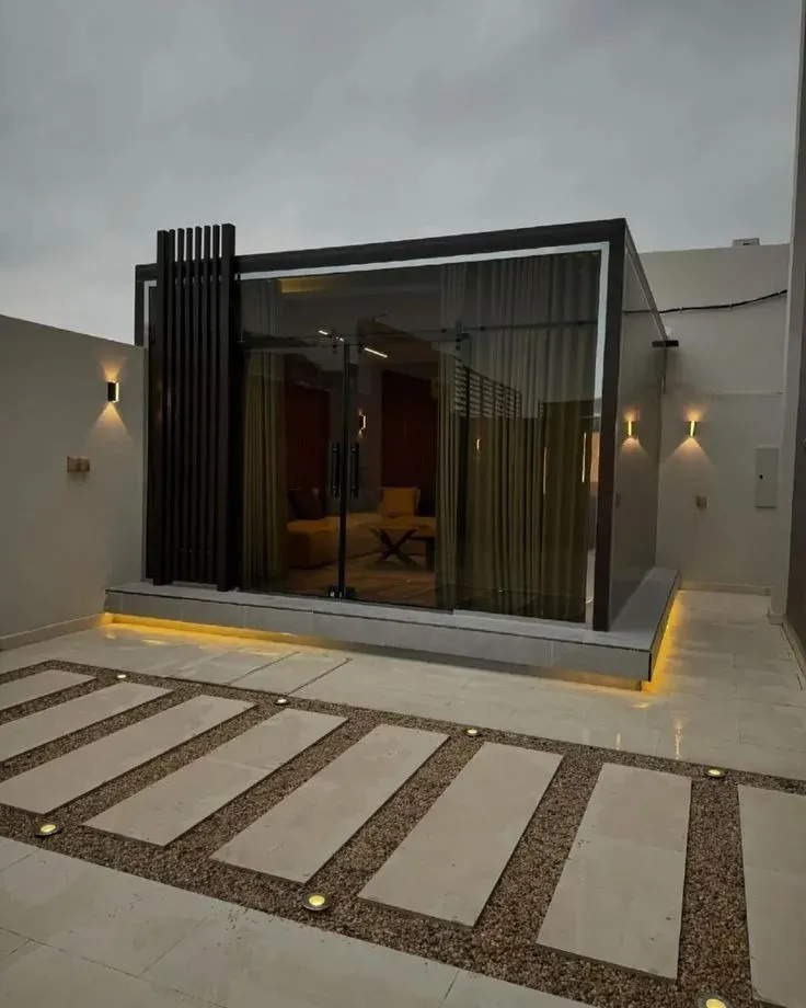 ارخص مقاول بناء مجلس خارجي زجاجي في الجنوب والنماص بالحوش