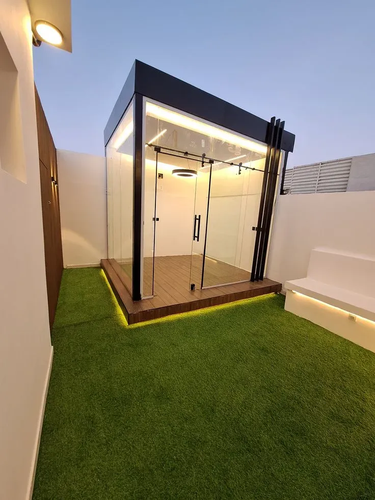 ارخص مقاول بناء مجلس خارجي زجاجي في الجنوب والنماص بالحوش