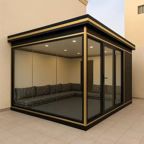 ارخص مقاول بناء مجلس خارجي زجاجي في الجنوب والنماص بالحوش