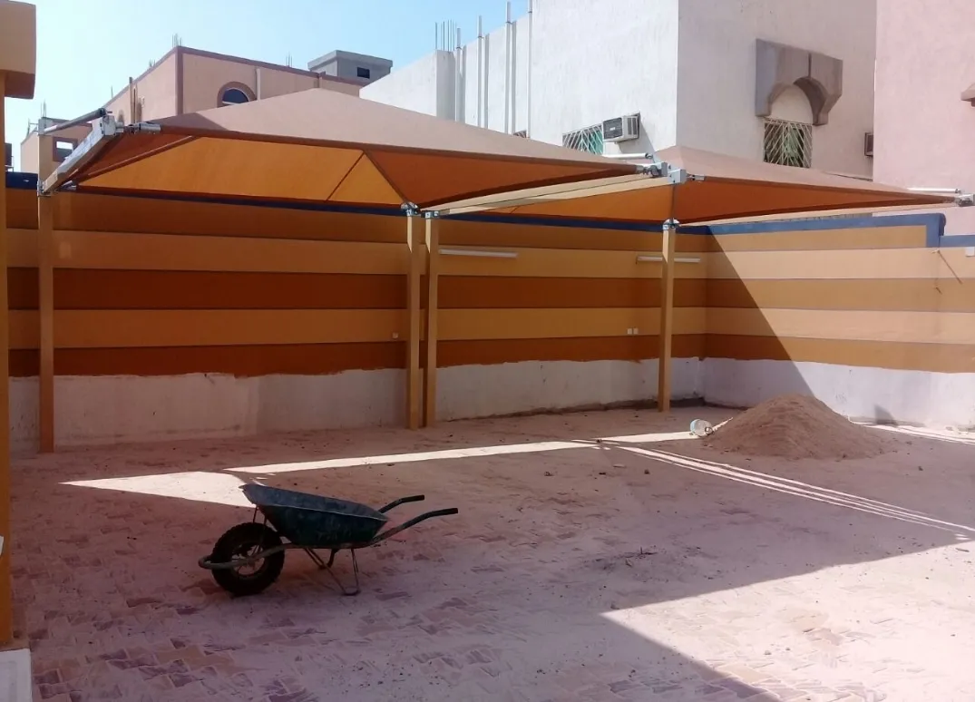 مظلات حدائق للمنزل بالجنوب باشكال وصور مظلات حدائق خارجية 