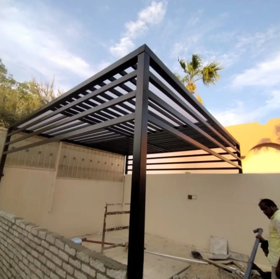 مظلات حدائق للمنزل بالجنوب باشكال وصور مظلات حدائق خارجية 