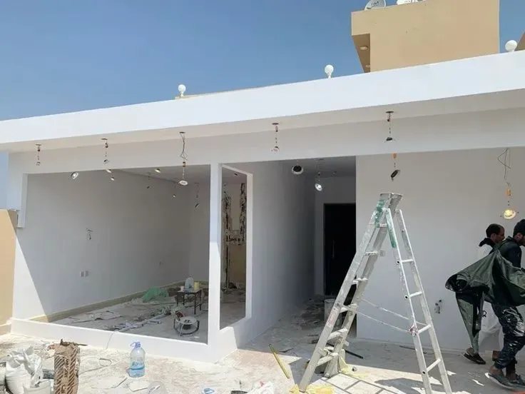 مقاول بناء ملاحق اسمنت بورد وجي آر سي بالجنوب بتصاميم 2026