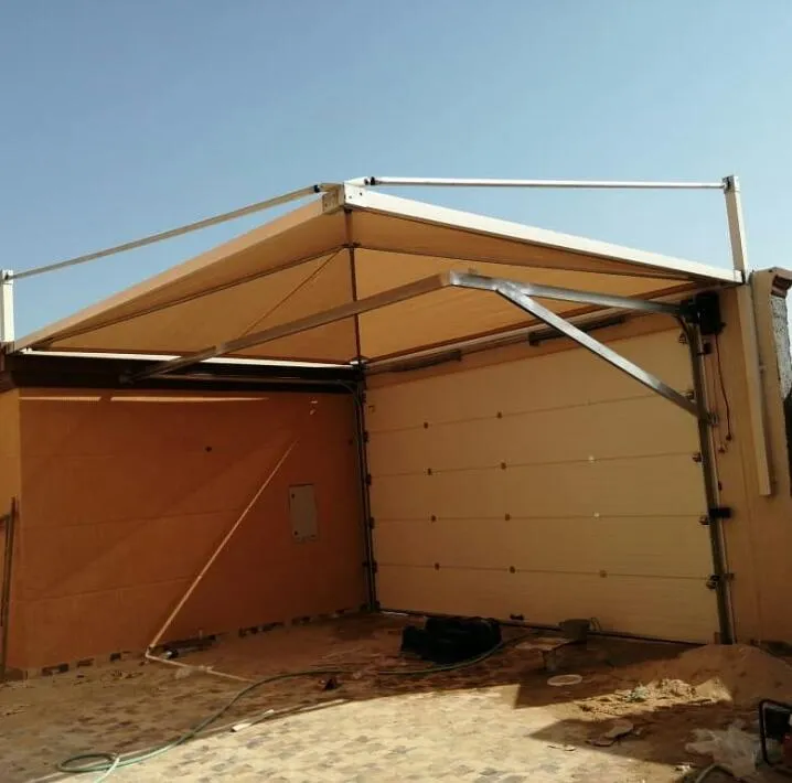 اصلاح مظلات كراج مقوسة بتثبيت آمن في خميس مشيط وجيزان