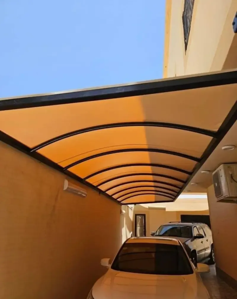 أنواع مظلات سيارات خارجية في جيزان:لتركيب مظلات البوثلين 