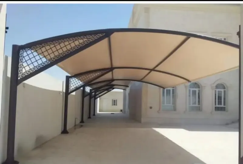 أنواع مظلات سيارات خارجية في جيزان:لتركيب مظلات البوثلين 