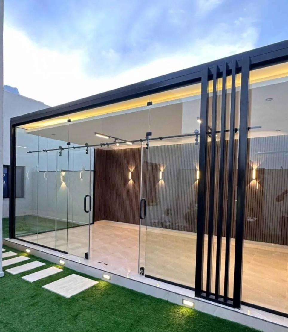 مجالس زجاجية وملاحق خارجيه فخمة بالجنوب وابها:تصاميم عصرية