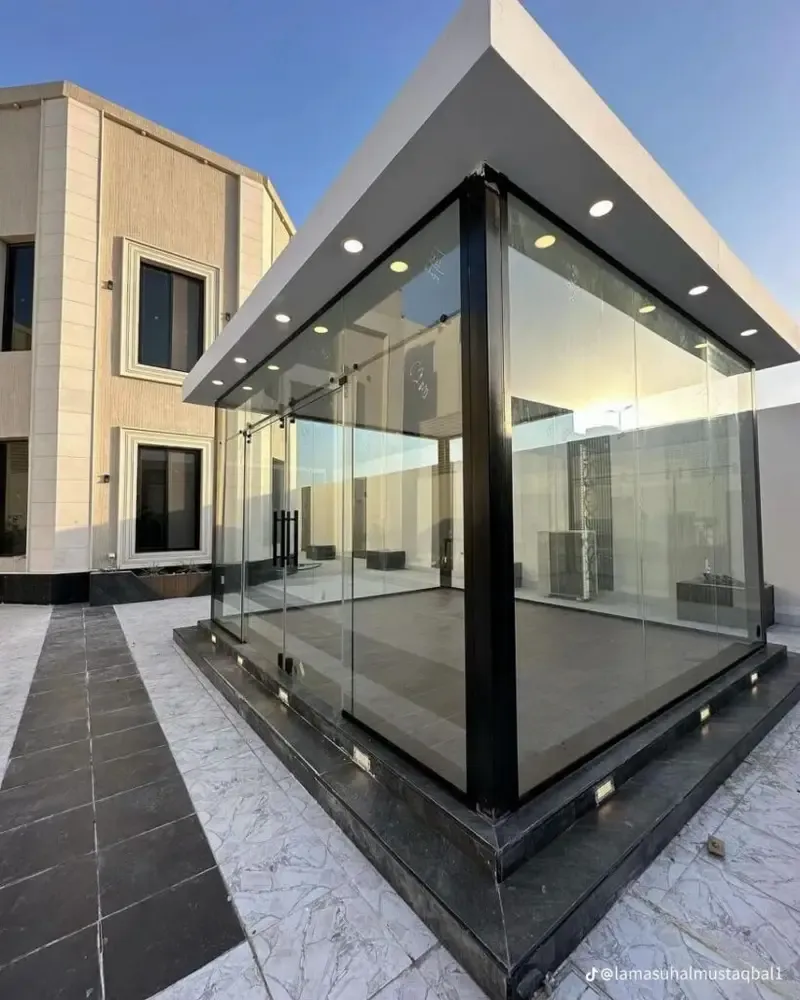 مجالس زجاجية وملاحق خارجيه فخمة بالجنوب وابها:تصاميم عصرية