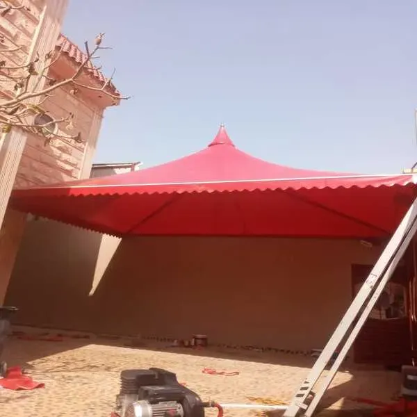 أفضل أنواع قماش مظلات خارجية ومظلات شراع في الجنوب ونجران