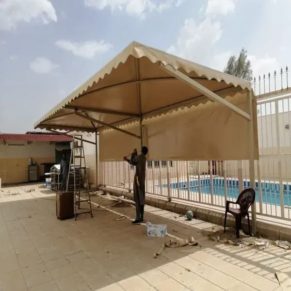 أفضل أنواع قماش مظلات خارجية ومظلات شراع في الجنوب ونجران