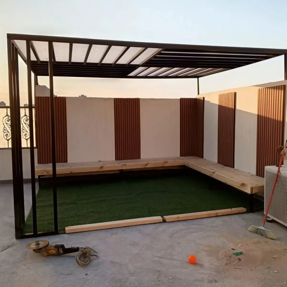 حدادتركيب برجولات حديد للأحواش في النماص:أفضل التصاميم