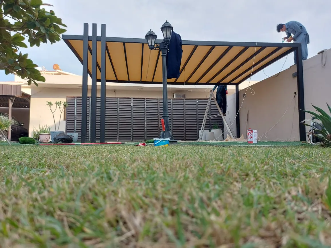 حدادتركيب برجولات حديد للأحواش في النماص:أفضل التصاميم