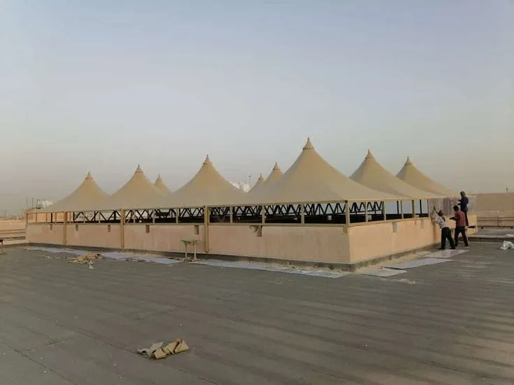 مظلات هرمية بالنماص بمواصفات المظلات الهرمية جميع انواعها