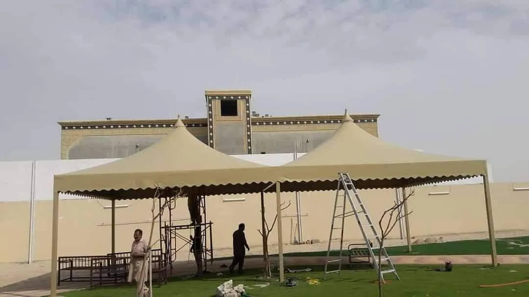 مظلات هرمية بالنماص بمواصفات المظلات الهرمية جميع انواعها