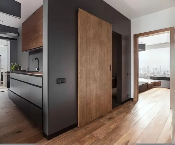 أبواب خشب داخلية مودرن بالجنوب:الفخامة والجودة للأبواب الخشب