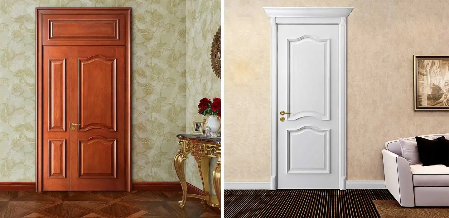 أبواب خشب داخلية مودرن بالجنوب:الفخامة والجودة للأبواب الخشب