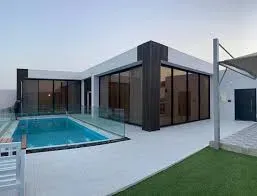 مجلس خارجي مصنوع بساندوش وشالهيات والأسمنت بوردفي أبها 