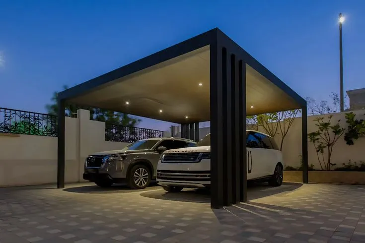 مظلات سيارات مودرن